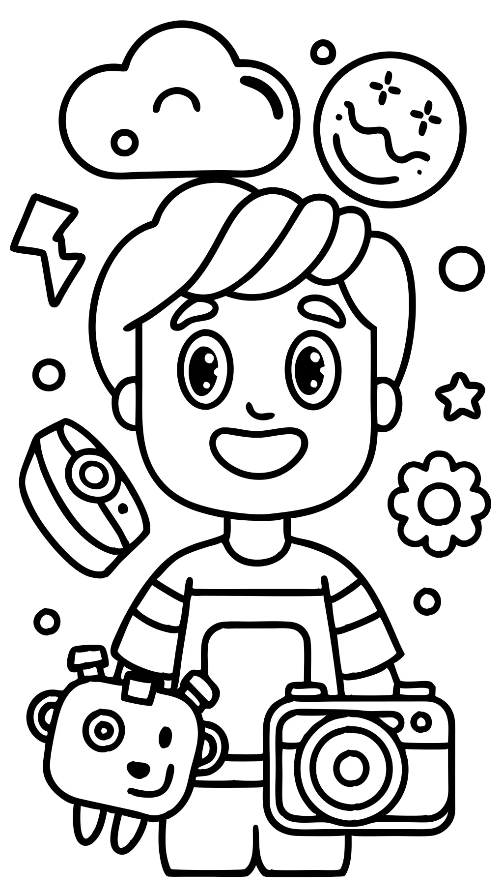 coloriages youtuber